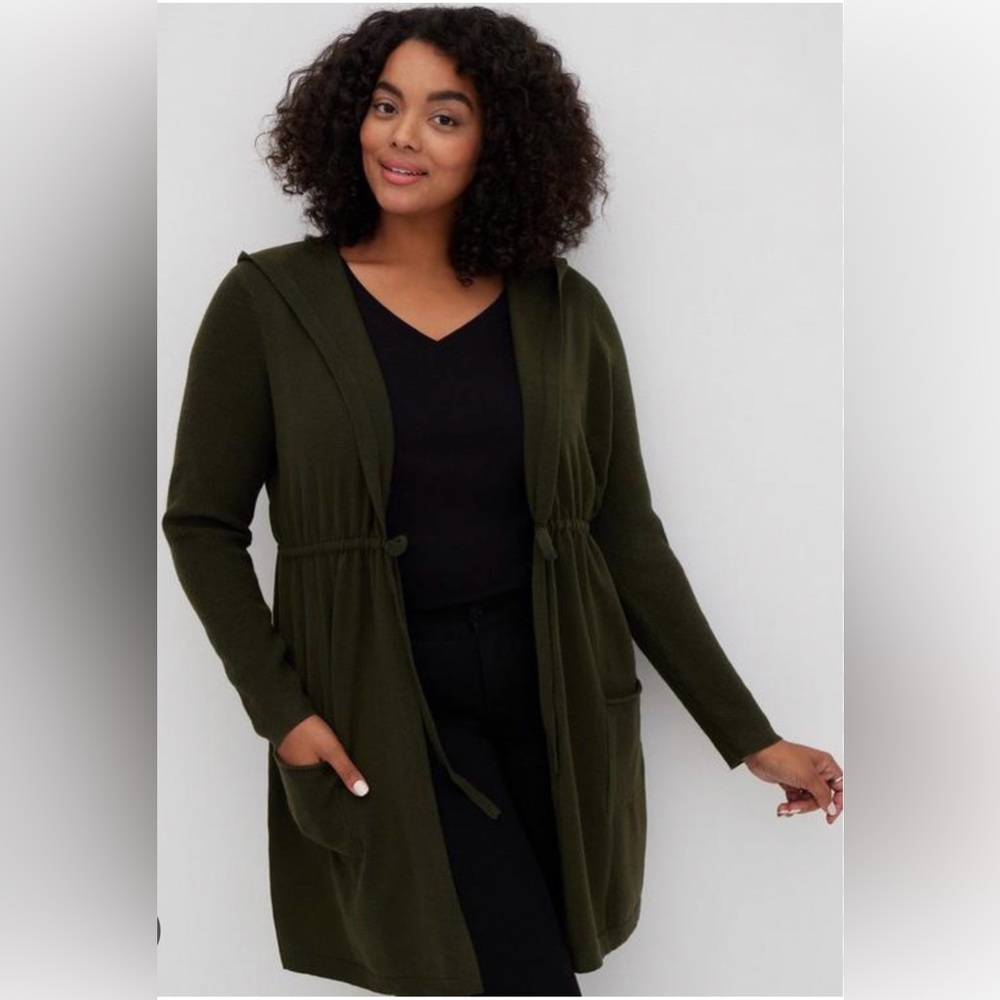 Torrid Black Long Sleeve cardigan size 0 #A